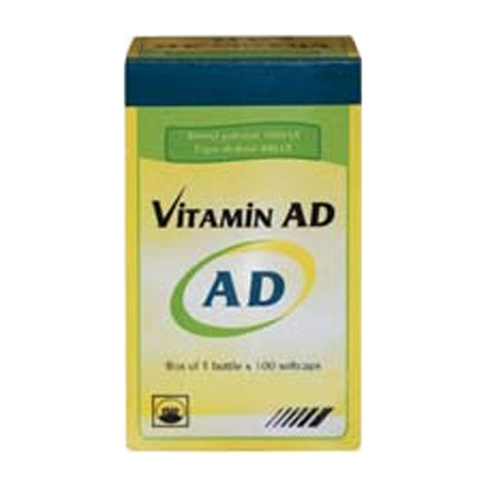 Vitamin AD PMP 100 viên