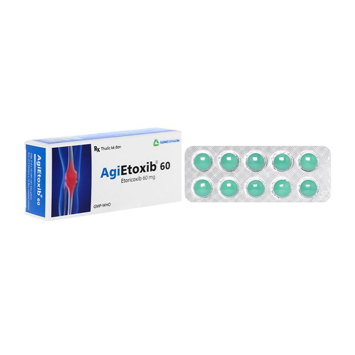 Agietoxib 60 Agimexpharm 3 vỉ x 10 viên