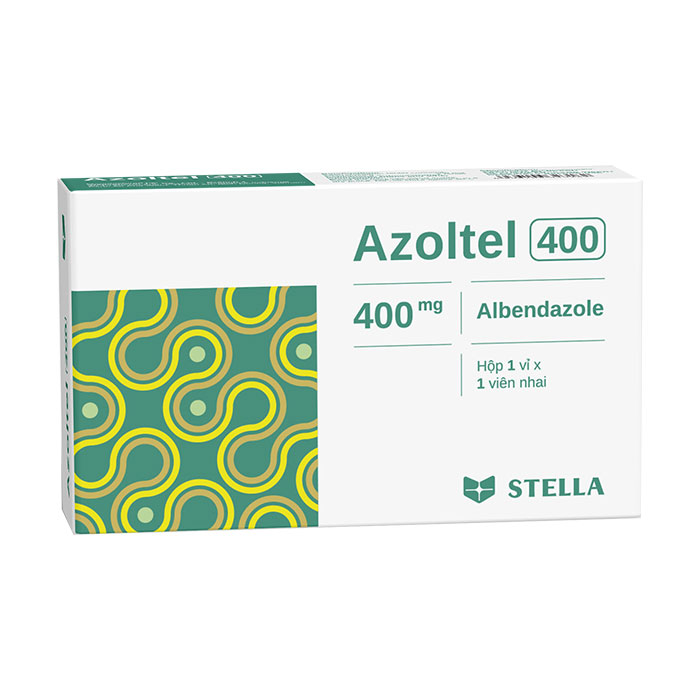 Azoltel 400mg Stella 1 vỉ x 1 viên