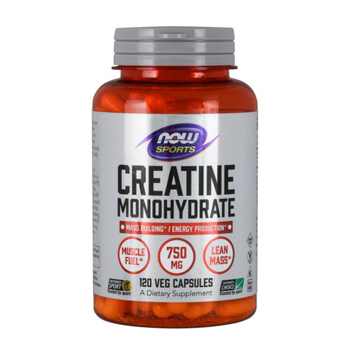 Creatine Monohydrate Now 120 viên – Viên uống tăng lực