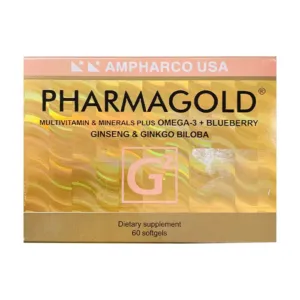 Pharmagold G2 Ampharco 6 vỉ x 10 viên – Viên uống bổ sung vitamin và khoáng chất