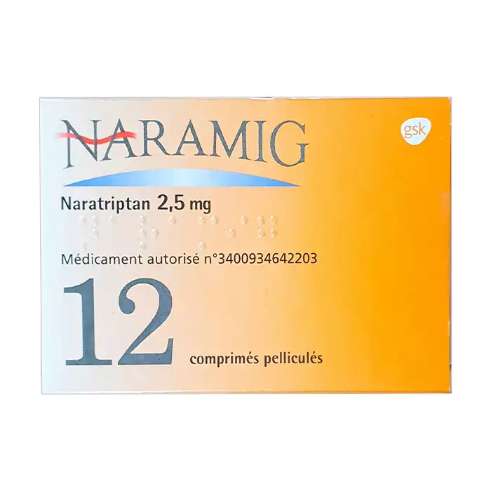 Naramig 2.5mg GSK 2 vỉ x 6 viên