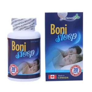 Boni Sleep Botania 30 viên - Viên uống an thần, giảm stress, ngủ ngon