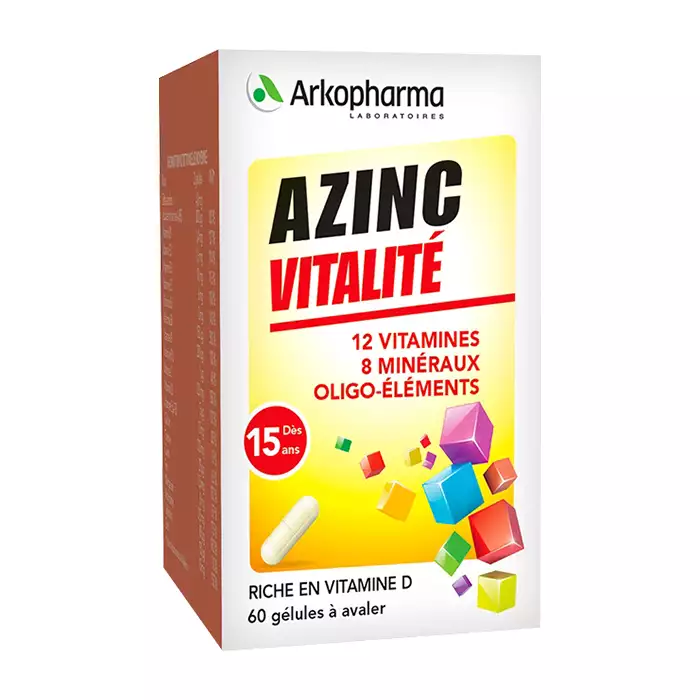Azinc Vitalité Arkopharma 60 Viên - Viên bổ sung vitamin và khoáng chất