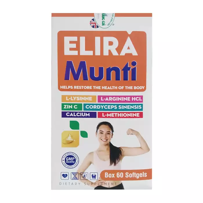 Elira Munti Nutriton Group 60 viên – Viên uống bổ sung vitamin và khoáng chất