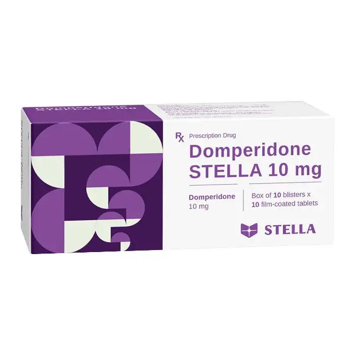 Domperidone Stella 10 mg 10 vỉ x 10 viên