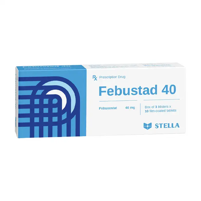 Febustad 40mg Stella 3 vỉ x 10 viên