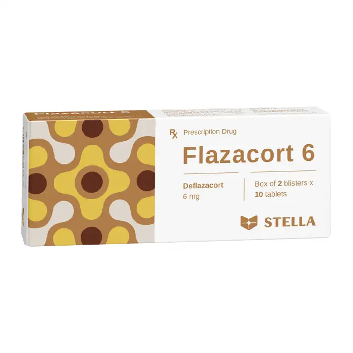 Flazacort 6 Stella 2 vỉ x10 viên