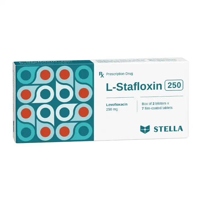 L-Stafloxin 250 Stella 2 vỉ x 7 viên