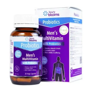 Men’s Multivitamin With Probiotics Henry Blooms 30 viên – Multivitamin nam