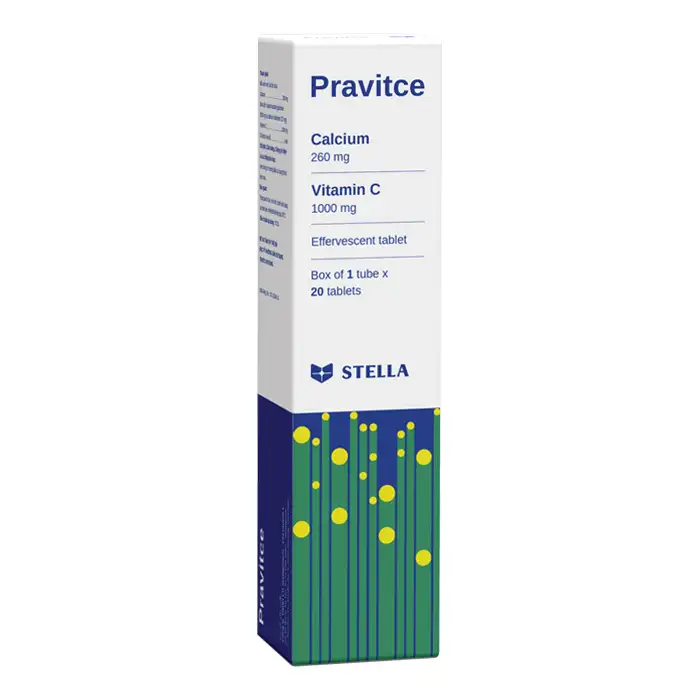 Pravitce Stella Hộp 1 tuýp x 20 viên