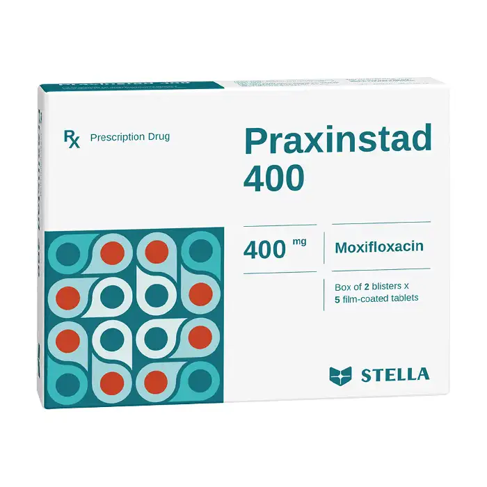Praxinstad 400mg Stella 2 vỉ x 5 viên