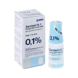 Sanlein 0.1% Santen 5ml - Thuốc nhỏ mắt trị rối loạn biểu mô giác mạc