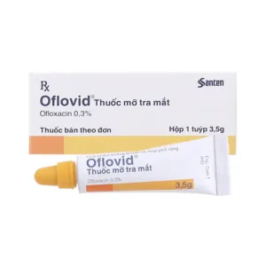 Oflovid 0.3% Santen 3.5g - Kháng sinh tra mắt