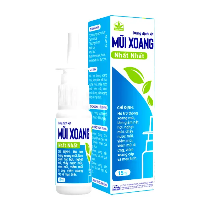 Mũi Xoang Nhất Nhất 15ml - Dung dịch Xịt Mũi
