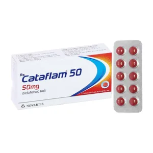 Cataflam 50mg Novartis 1 vỉ x 10 viên - Thuốc giảm đau kháng viêm