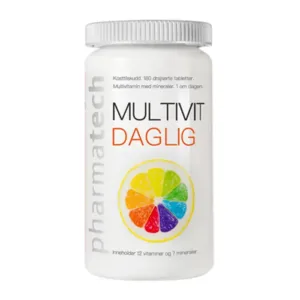 Multivit Daglig Pharmatech 180 viên - Bổ sung vitamin & khoáng chất