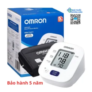 Máy đo huyết áp Omron HEM 7142T1 - Kết nối điện thoại thông minh qua ứng dụng OMRON connect
