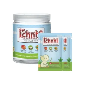 Gạc rơ lưỡi thảo dược Ích Nhi hộp 30 gói