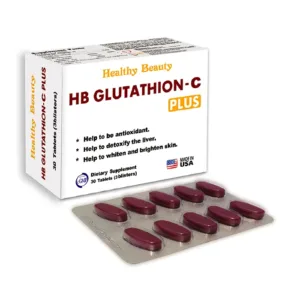 HB Glutathion C Plus 30 viên - Viên uống giúp da sáng & thải độc gan