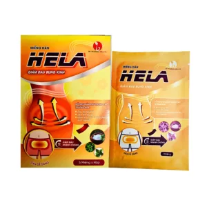 Miếng dán Hela  Hộp 5 miếng - Giảm Đau Bụng Kinh