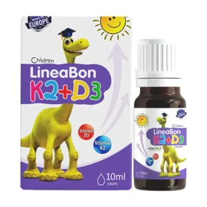 Lineabon K2+D3 Chai 10 ml - Hỗ trợ hấp thu Canxi giúp tăng chiều cao