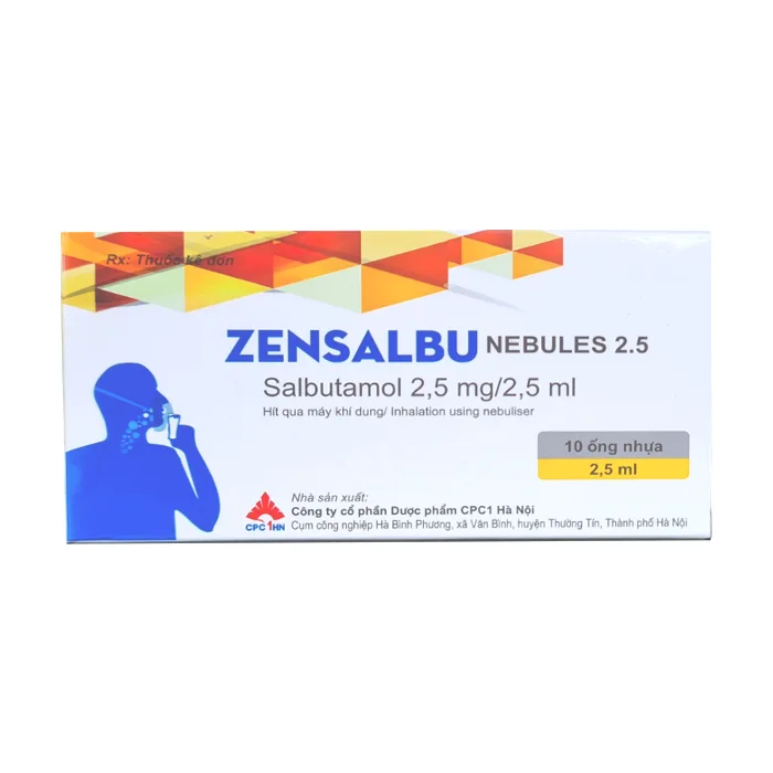 Thuốc Zensalbu nebules 2.5mg/2.5ml