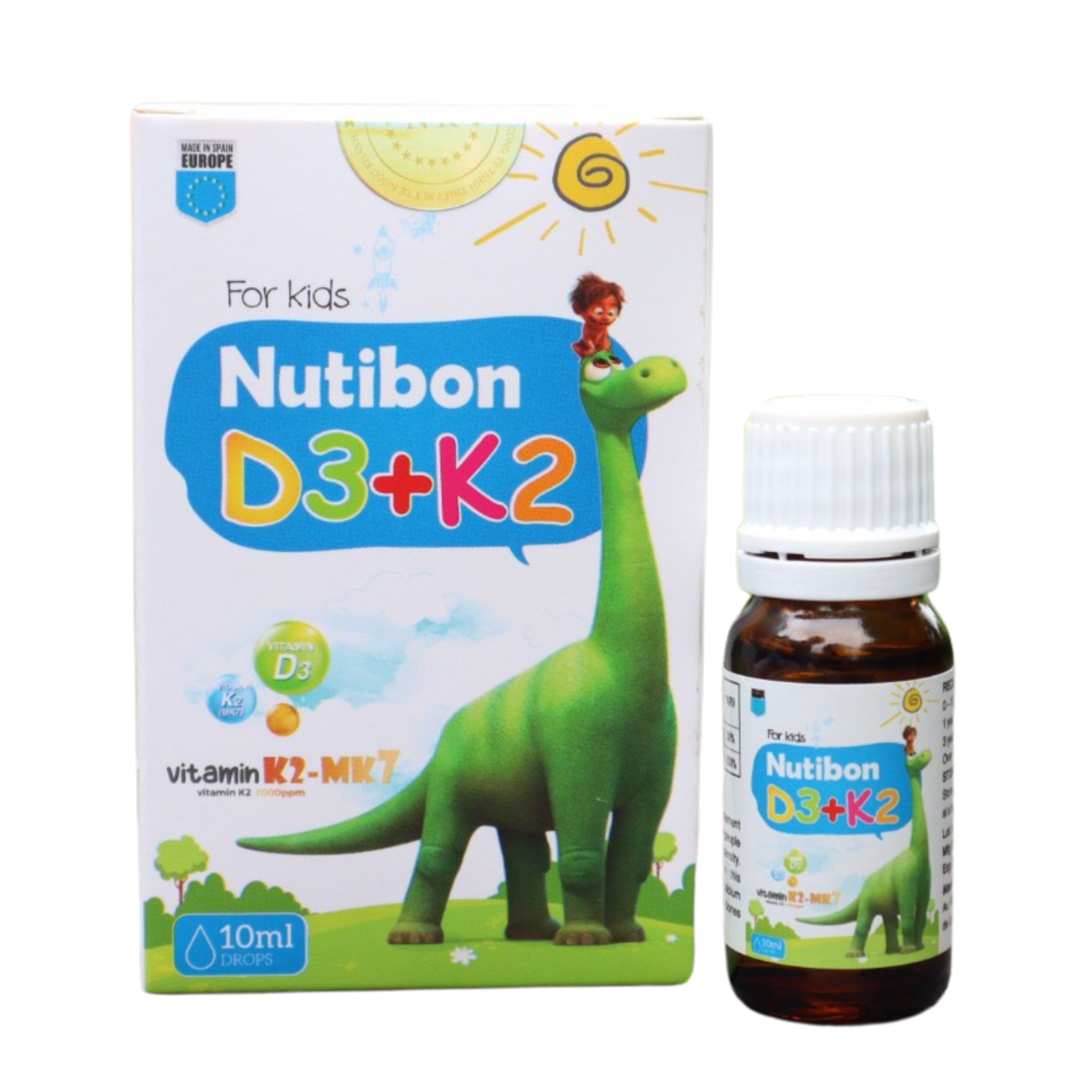 Nutibon D3K2 MK7 10ml - Hỗ trợ giúp xương dài hơn và chắc khoẻ
