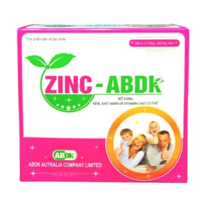 ZINC-ABDK hộp 20 ống -Bổ sung Kẽm và Vitamin cần thiết cho sự phát triển của trẻ