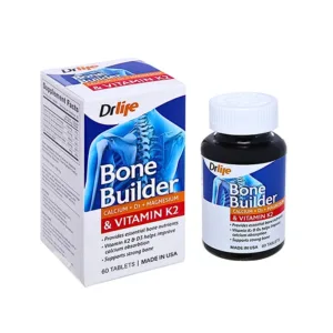 DrLife Bone Builder 60 viên - Giúp uống bổ sung canxi, ngừa loãng xương
