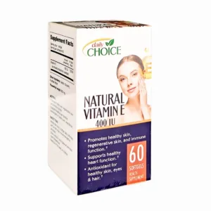 Natural Vitamin E Daily Choice -  Giúp làm đẹp da, Giảm chảy xệ và tăng cường bảo vệ da, tóc
