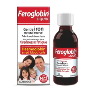 Siro Feroglobin liquid 200ml - Hỗ trợ thiếu máu ở trẻ em