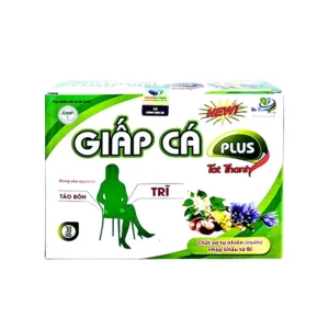 Giấp Cá Plus - Thực phẩm bảo vệ sức khỏe hỗ trợ nhuận tràng, giảm các triệu chứng của bệnh trĩ