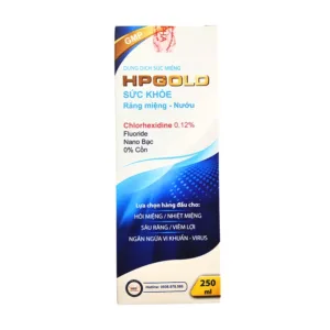 Hpgold 250ml - Dung dịch súc miệng giảm viêm nứu