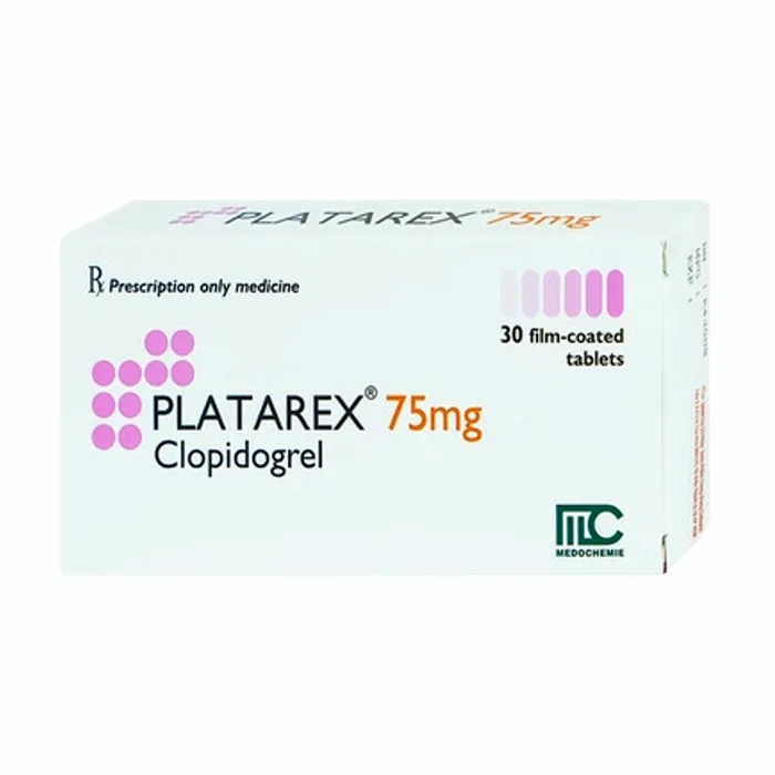 Platarex 75mg (30 viên) - Ngừa huyết khối động mạch
