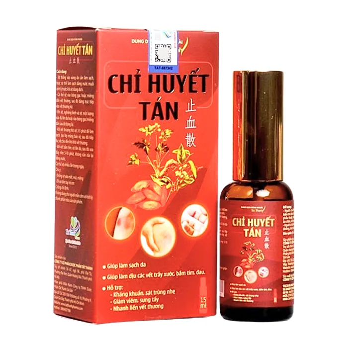 Chỉ Huyết Tán - Xịt lành vết thương