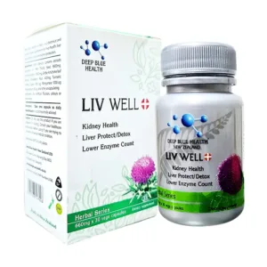Deep Blue Health Liv Well (30 Viên) - Giúp bảo vệ tế bào gan, giúp phục hồi chức năng của gan.