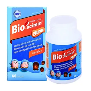Bio-Acimin Chew (60 viên) - Hỗ trợ duy trì hệ vi sinh đường ruột