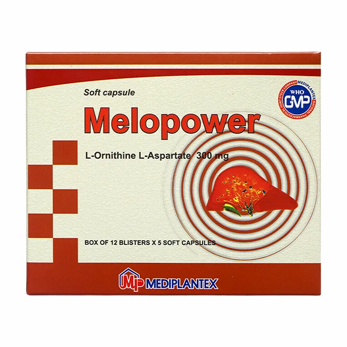 Melopower 300mg (60 viên) - Hỗ trợ điều trị amoniac huyết