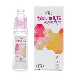 Hylaform 0.1% - Dung dịch nhỏ mắt trị khô mắt ống (5ml)