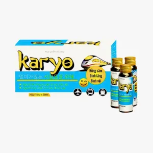 Karyo (10 lọ) - Nước uống chống say tàu xe