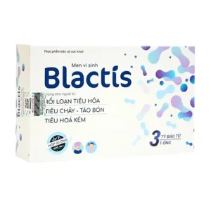 Men vi sinh Blactis - hỗ trợ tiêu hóa (Hộp 20 ống)