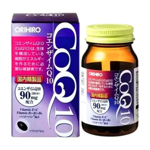 Coenzyme Q10 Orihiro (90 viên) - Hỗ trợ vấn đề tim mạch, giảm nguy cơ tai biến