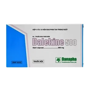 Dalekine 500mg Valproat - Trị động kinh, co giật, đau nửa đầu