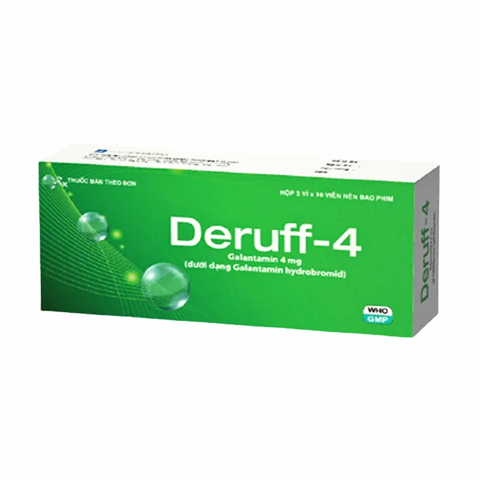 Deruff 4mg - Chống sa sút trí tuệ, suy giảm nhận thức