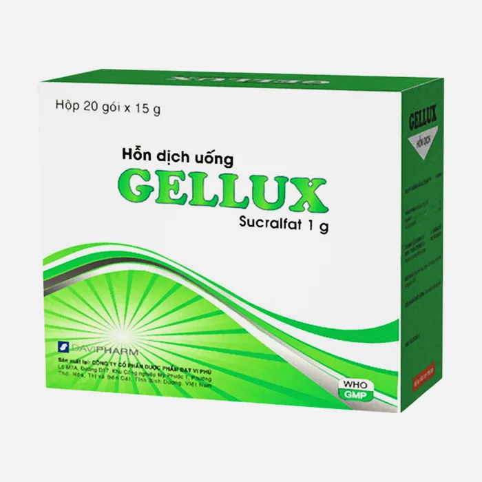 Gellux - Điều trị ngắn ngày loét tá tràng, dạ dày lành tính