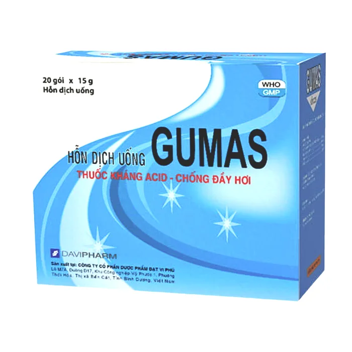 Gumas - Giảm ợ nóng, viêm thực quản