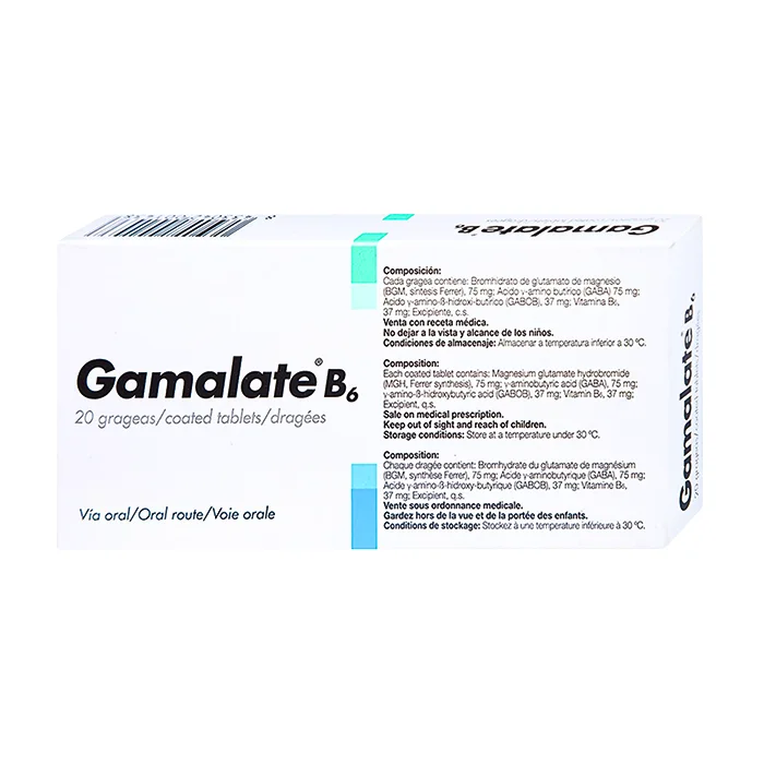 Gamalate B6 (2 vỉ x 10 viên) - Thuốc trị suy nhược thần kinh