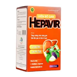 Hepavir ( 60 viên) - Giúp bảo vệ và tăng cường chức năng gan