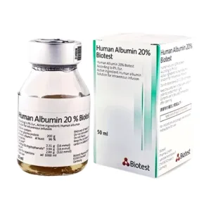 Albiomin 20% Biotest (50ml) - Điều trị giảm thể tích máu